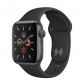 Apple Watch Series 5 GPS, 44mm Space Grey Aluminium Case with Black Sport Band- умен часовник от Apple 1