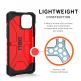 Urban Armor Gear Plasma - удароустойчив хибриден кейс за iPhone 11 Pro (червен) 5