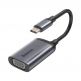 Baseus Enjoyment USB-C to VGA + USB-C PD Hub - USB-C хъб за свързване от USB-C към VGA и USB-C PD порт (тъмносив) 2