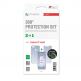 4smarts 360° Protection Set - тънък силиконов кейс и стъклено защитно покритие за дисплея на Huawei P Smart (прозрачен) 1