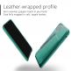 Mujjo Leather Wallet Case - кожен (естествена кожа) кейс с джоб за кредитна карта за iPhone 11 Pro Max (зелен) 1