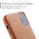 Mujjo Full Leather Case - кожен (естествена кожа) кейс за iPhone 11 Pro Max (кафяв) 1