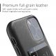 Mujjo Leather Wallet Case - кожен (естествена кожа) кейс с джоб за кредитна карта за iPhone 11 Pro (черен) 1