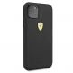 Ferrari Hard Silicone Case - силиконов (TPU) калъф за iPhone 11 Pro (черен) 4