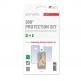 4smarts 360° Protection Set - тънък силиконов кейс и стъклено защитно покритие за дисплея на Samsung Galaxy Xcover 4s (прозрачен) 1