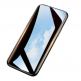 Baseus Privacy 3D Tempered Glass (0.23mm) - калено стъклено защитно покритие с извити ръбове и определен ъгъл на виждане за целия дисплея на iPhone 11, iPhone XR (черен-прозрачен) (2 броя) 1