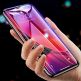 Baseus Anti-bluelight Full Screen Tempered Glass (0.30mm) - калено стъклено защитно покритие за целия дисплей на iPhone 11, iPhone XR (прозрачен-черен) (2 броя) 5