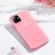 Baseus Jelly Liquid Silica Gel Case - силиконов (TPU) калъф за iPhone 11 (червен) 2