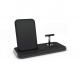 Zens Aluminium Stand + Dock 10W Qi ZEDC06B00 - докинг станция и поставка за безжично зареждане на Qi съвместими устройства и Apple AirPods (черен) 1