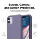 Elago Soft Silicone Case - силиконов (TPU) калъф за iPhone 11 (лилав) 2