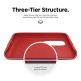 Elago Soft Silicone Case - силиконов (TPU) калъф за iPhone 11 Pro (червен) 3