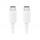 Samsung USB-C to USB-C Cable 100W (5A) EP-DN975BW  - кабел за устройства с USB-C порт (100 см) (бял) 2