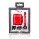 Torrii Airpods Leather Case - кожен кейс (естествена кожа) за Apple Airpods (червен) 3