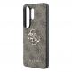 Дизайнерски кожен кейс за Samsung Galaxy S26 Ultra - Guess PU 4G Metal Logo Leather Hard Case (кафяв) 4