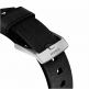 Nomad Strap Modern Leather - кожена (естествена кожа) каишка за Apple Watch 42мм, 44мм (черен-сребрист) 8