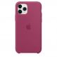 Apple Silicone Case - оригинален силиконов кейс за iPhone 11 Pro Max (светлочервен) 1
