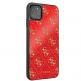 Guess Peony G Double Layer Glitter Case - дизайнерски кейс с висока защита за iPhone 11 Pro Max (червен) 4