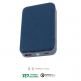 4smarts Inductive Power Bank VoltHub Ultimate 10000 mAh - външна батерия с USB-C изход с възможност за безжично зареждане и технология за бързо зареждане (син-сив) 4