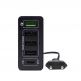 4smarts Mains Charging Station VoltPlug PPS Power Delivery & QC3.0 60W - захранване с 4хUSB изхода и USB-C изход (черен) 1