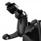 Baseus Rock Solid Wireless Charger Car Mount - поставка за радиатора на кола с безжично зареждане за Qi съвместими смартфони (черен) 5