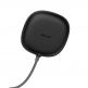 Baseus Suction Cup Wireless Charger - залепяща се подложка (пад) за безжично зареждане с USB кабел (черен) 1
