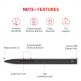 Adonit Note Plus Stylus - алуминиева професионална писалка за iPad Pro (черен) 7