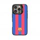 Хибриден удароустойчив кейс с MagSafe за iPhone 16 Pro Max - FC Barcelona Official Magnetic Hybrid Case (червен-син)