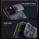 Хибриден удароустойчив кейс с пръстен против изпускане за iPhone 16 Pro Max - Nillkin Armor Prop Magnetic With Stand (черен) 6