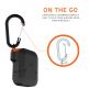 Urban Armor Gear Soft Touch Waterproof Silicone Hang Case - водо и удароустойчив силиконов калъф с карабинер за Apple Airpods (черен-оранжев) 7
