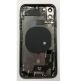 Apple iPhone 11 Backcover Full Assembly - оригинален резервен заден капак заедно с Lightning порт, безжично зареждане и бутони (черен) 1