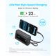 Външна батерия с вградени USB-C кабели и USB-C, USB-A портове и технология за бързо зареждане - Anker Zolo Power Bank 45W 20000 mAh (черен) 7