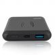 4smarts Inductive Wireless Power Bank VoltHub 10000 mAh with QQC 3.0 and PhD - безжична външна батерия с USB и USB-C изходи, QQC 3.0 и PhD (черен) 4