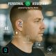 Спортни безжични блутут слушалки със зареждащ кейс - 4smarts SkyBuds AI Screen Open-Air Conduction TWS Bluetooth Earphones (бежов) 8