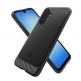 Тънък качествен силиконов (TPU) калъф за Samsung Galaxy A17, A17 5G - Spigen Rugged Armor Case (черен) 10