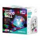 Omega Magic Disco Ball USB To Lightning - светеща с ритъма на музиката диско топка за устройства с Lightning конектор (бял) 3