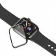 Baseus Full Screen Curved Tempered Glass - калено стъклено защитно покритие с извити ръбове за дисплея на Apple Watch Series 5/4 (40mm) (черен-прозрачен) 4