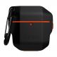 Urban Armor Gear HardCase - водо и удароустойчив силиконов (TPU) кейс с карабинер за Apple Airpods (черен-оранжев) 1