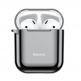 Baseus Shining Hook Silica Gel Case - силиконов калъф за Apple Airpods & Apple Airpods 2 (черен) 3