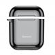 Baseus Shining Hook Silica Gel Case - силиконов калъф за Apple Airpods & Apple Airpods 2 (черен) 4