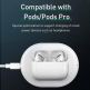 Baseus Cobble Wireless Charger WXYS-01 - поставка (пад) за безжично зареждане с технология за бързо зареждане (15W) за Qi съвместими устройства (бял) 1