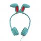 iFrogz Little Rockers Costume Kids Bunny On-Ear Headphones - слушалки подходящи за деца за мобилни устройства (син) 5
