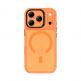 Хибриден удароустойчив кейс с MagSafe за iPhone 17 Pro Max - Benks Magnetic Lucid Armor Camera Control Case (оранжев)