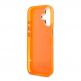 Хибриден удароустойчив кейс за iPhone 17 - Guess IML 4G Script Metal Logo Case (оранжев) 5