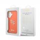 Хибриден удароустойчив кейс за iPhone 17 - Guess IML 4G Script Metal Logo Case (оранжев) 6