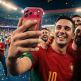 Удароустойчив хибриден кейс с MagSafe за iPhone 17 Pro - Torras Ostand Q3 Air World Cup Limited Edition MagSafe Case (червен-прозрачен) 6