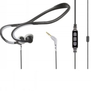 Scosche ActionWRAPS II - водоустойчиви спортни слушалки за мобилни устройства (черен)