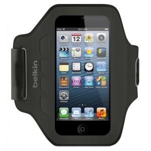 Belkin EaseFit Armband - спортен калъф за ръката за iPod Touch 5 (черен)