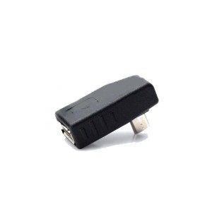 Angled Micro USB OTG Adapter - адаптер от microUSB към женско USB за мобилни устройства