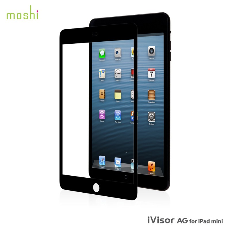 Moshi iVisor XT Clear - качествено защитно покритие за iPad mini, iPad mini 2, iPad mini 3 (черен)