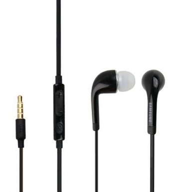 Samsung Headset EO-EG900BB - оригинални слушалки с микрофон и управление на звука за Samsung мобилни устройства (черен) (bulk)
